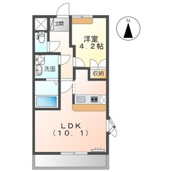 エルビス今里Ⅲの物件間取画像